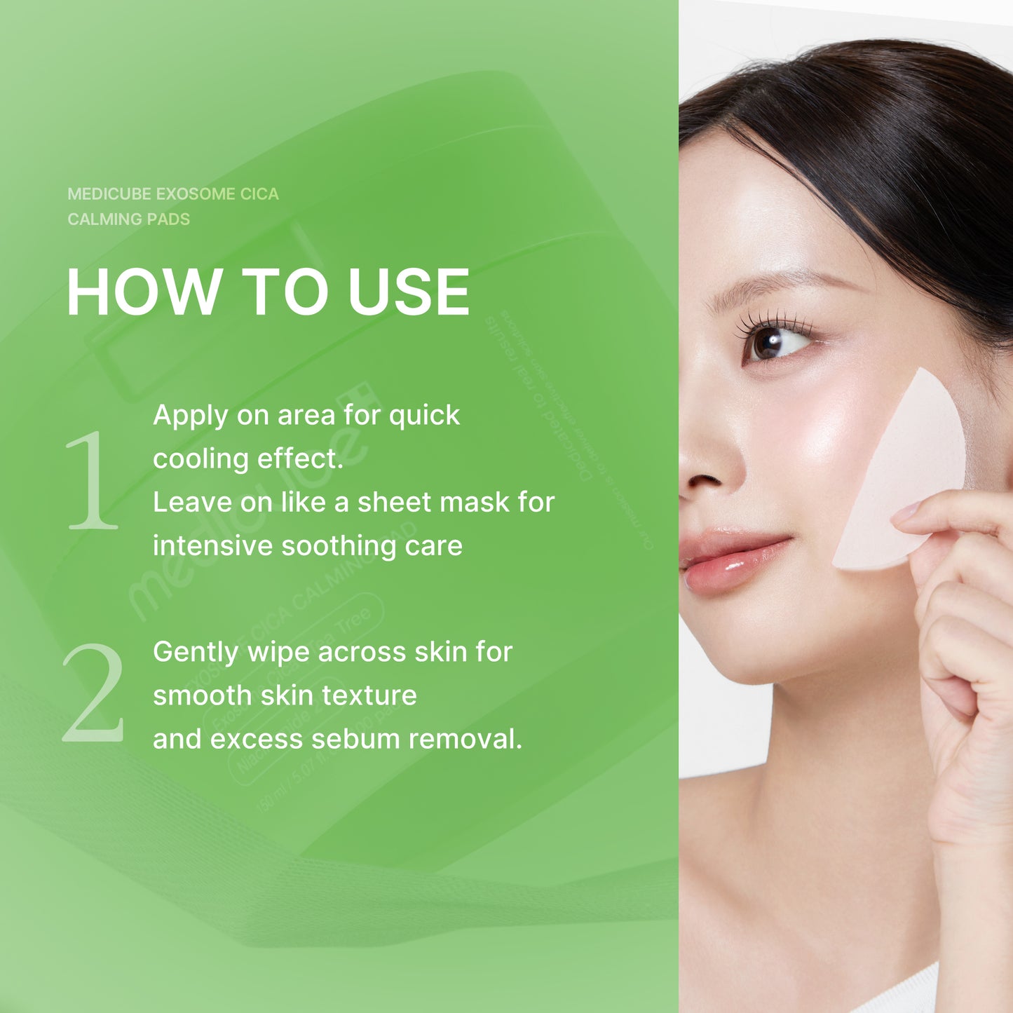 Exosome Cica Calming Toner Pads