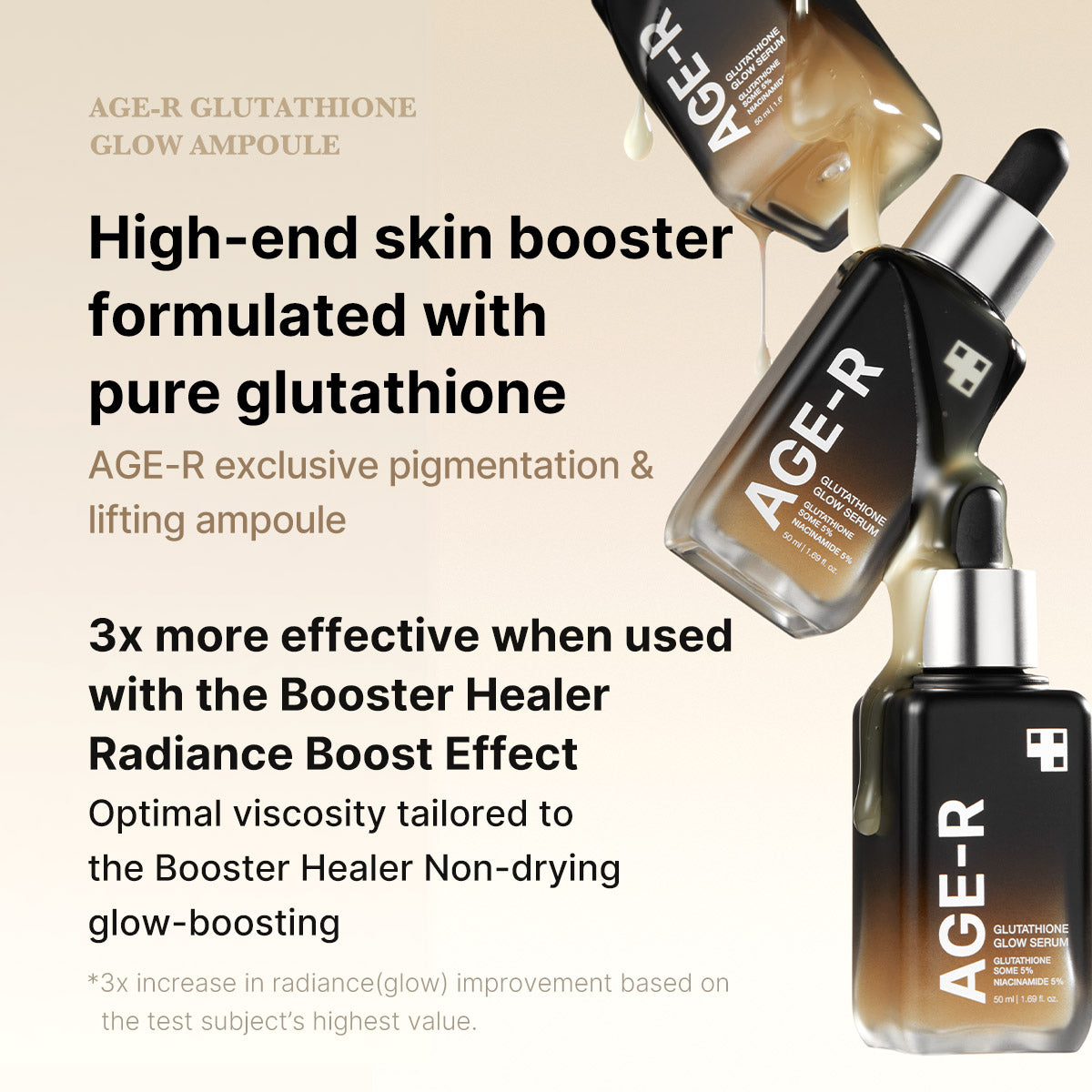 AGE-R Glutathione Glow Ampoule 30ml