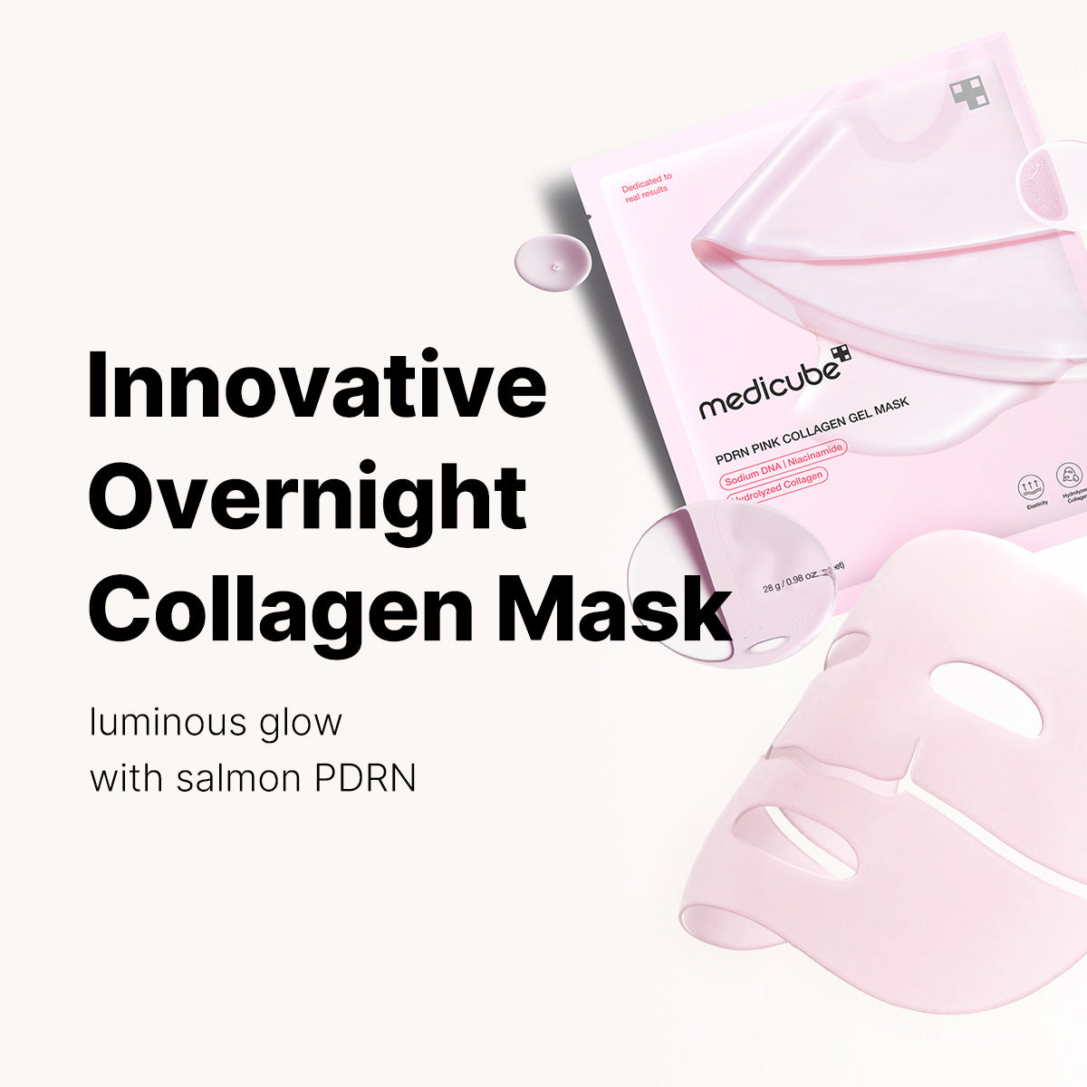 PDRN Pink Collagen Jelly Gel Mask 4ea