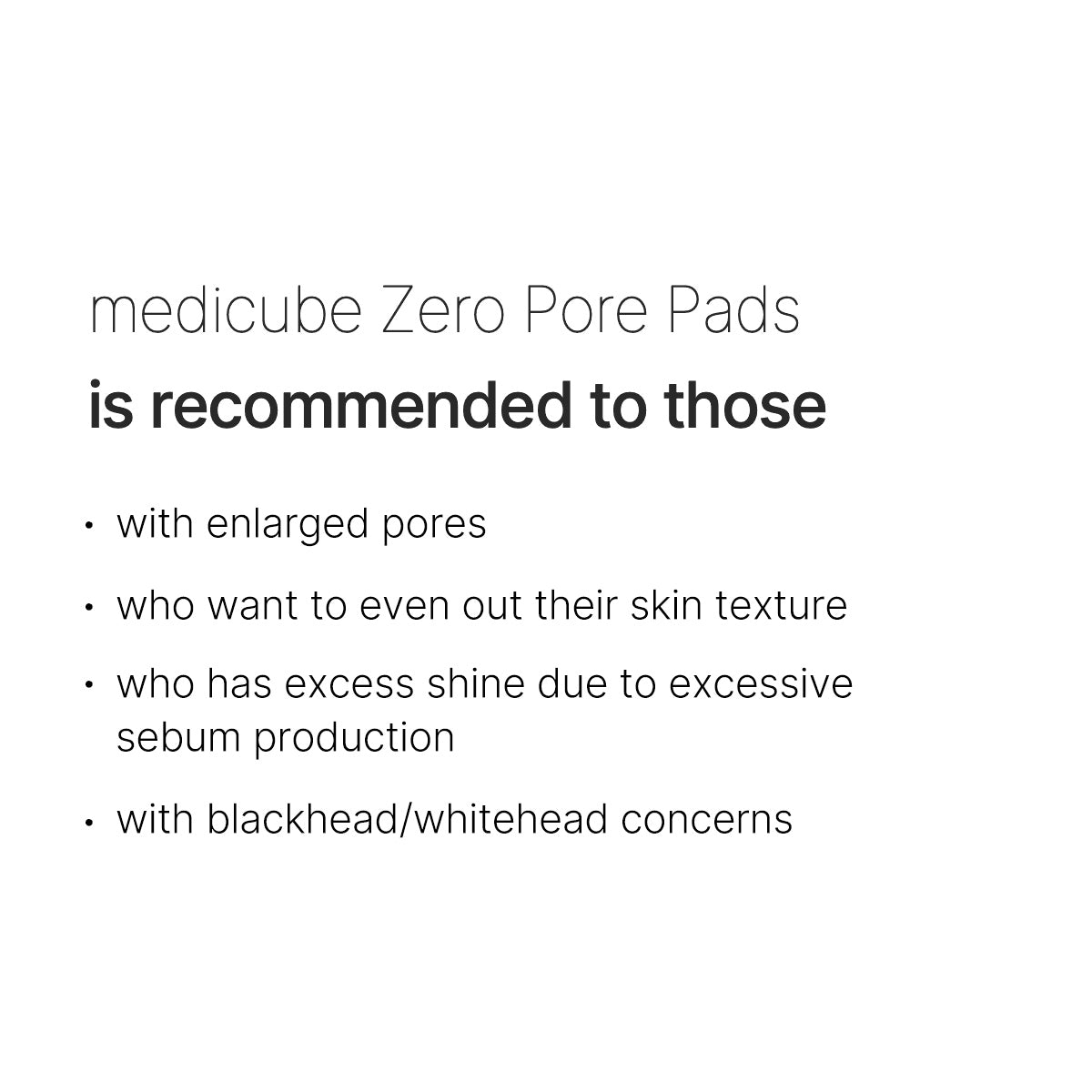 MEDICUBE Zero Pore Tightner Skin Care Pad 2.0 Renewal K-Beauty
