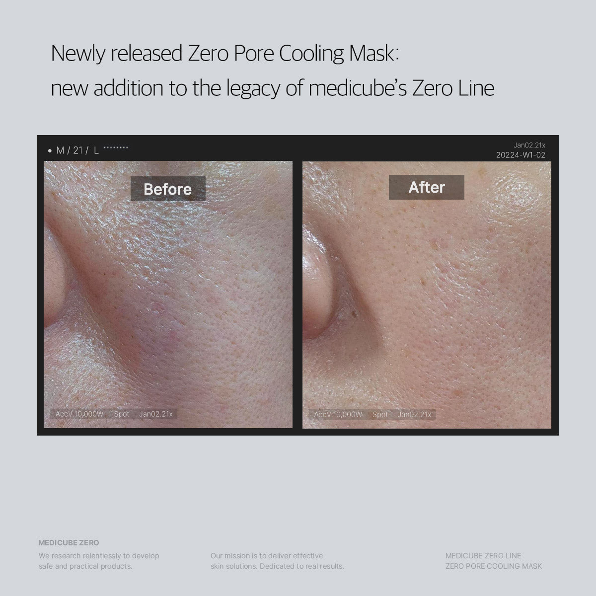 Zero Pore Cooling Mask