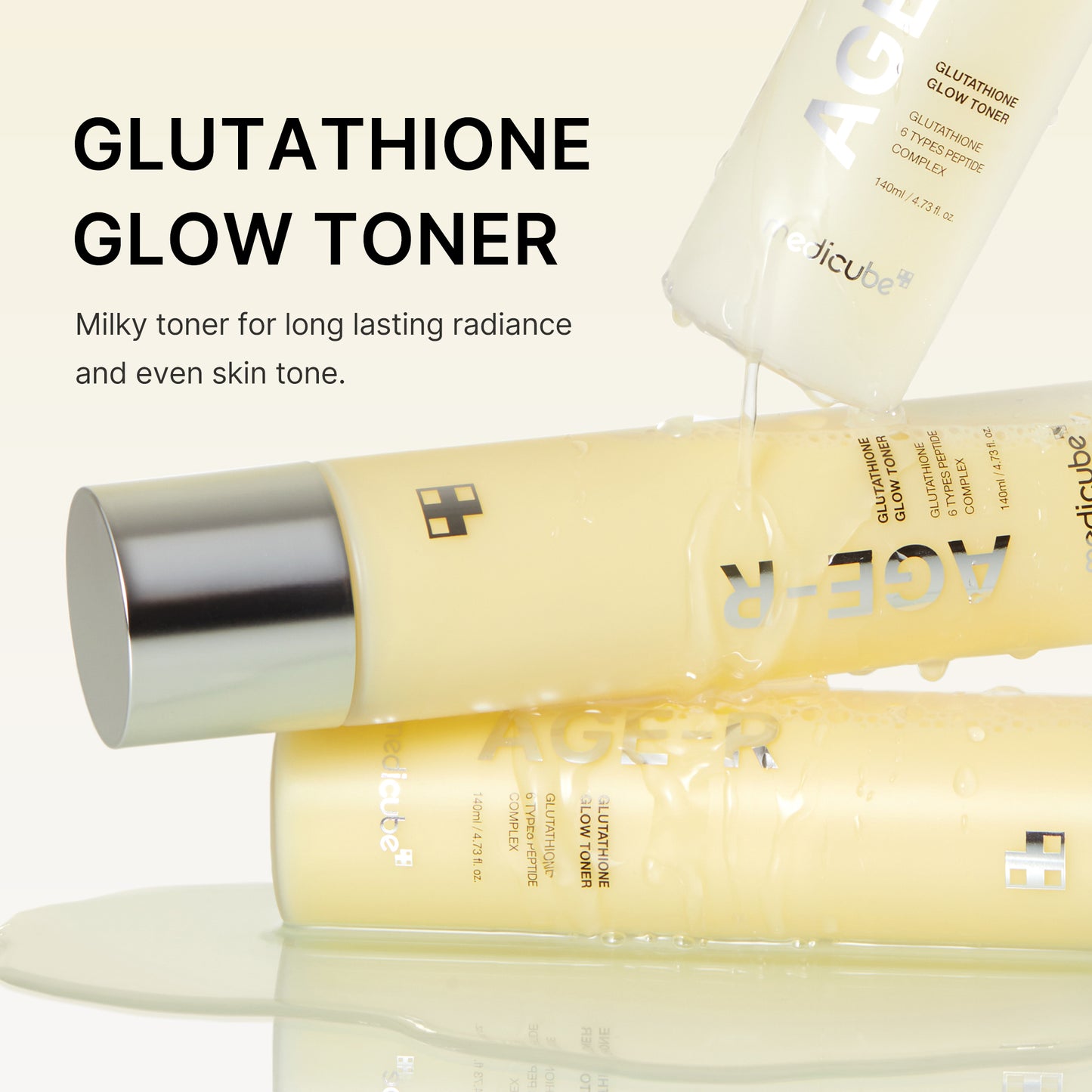 AGE-R Glutathione Glow Milk Toner