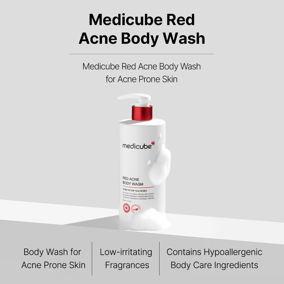 Red Acne Body Wash
