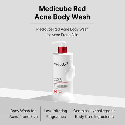 Red Acne Body Wash Duo Set