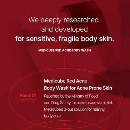 Red Acne Body Wash