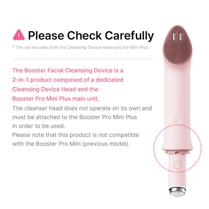 AGE-R Booster Facial Cleansing Device (Mini Plus + Cleansing Head)