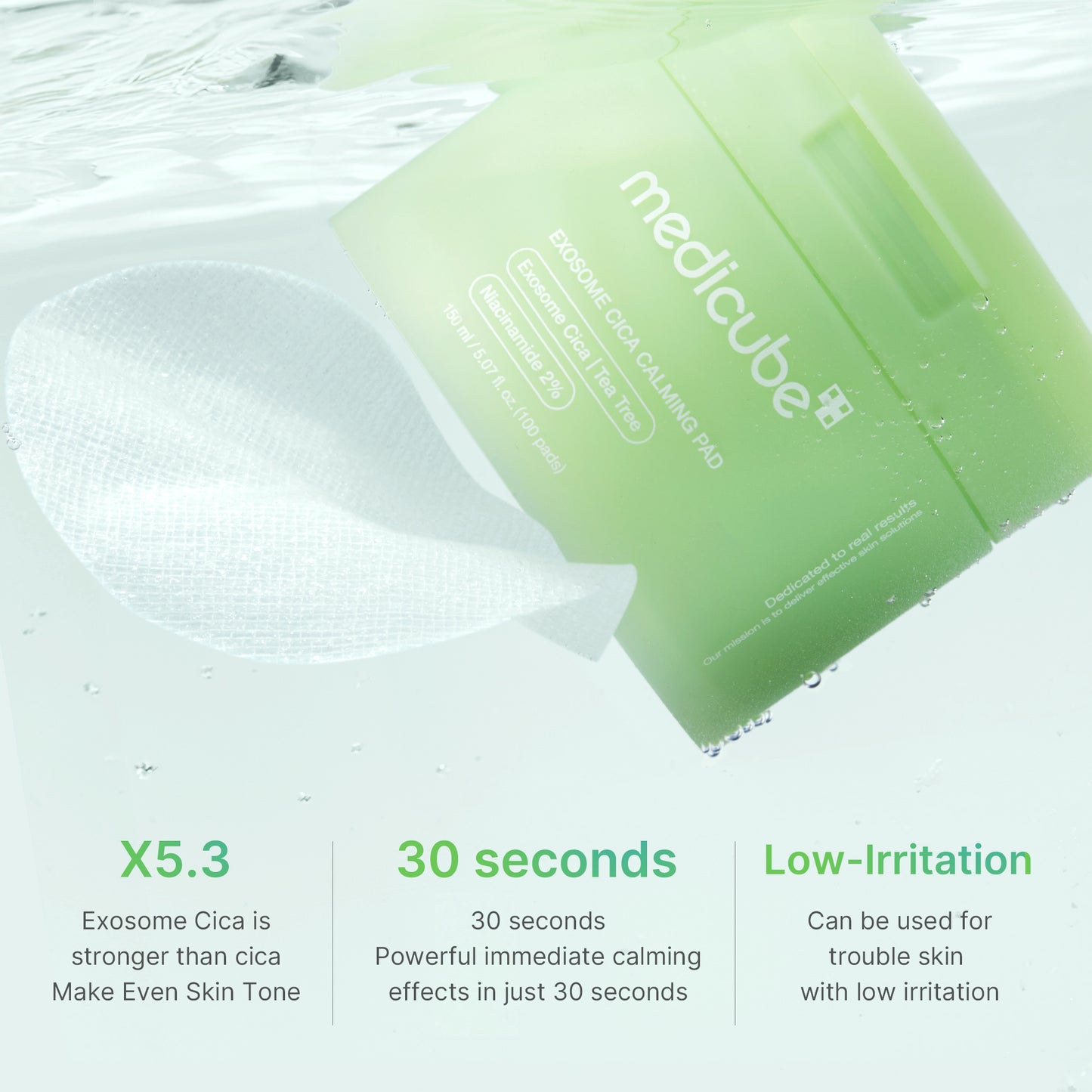 Exosome Cica Calming Toner Pads