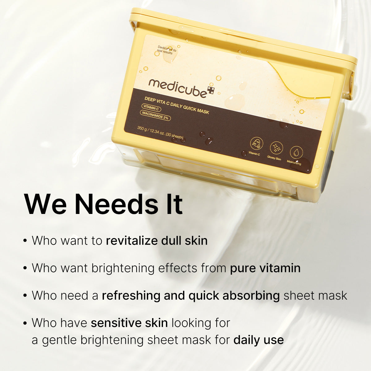 Deep Vita C Daily Quick Masks