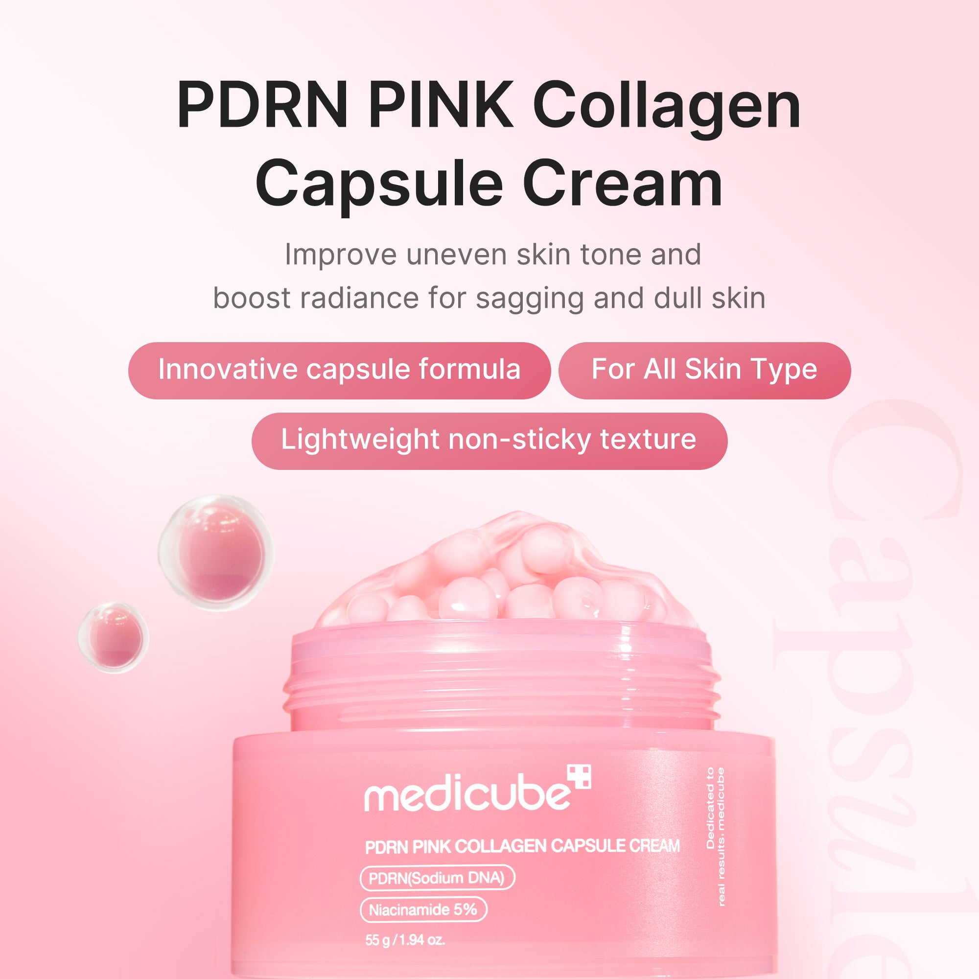 PDRN Pink Collagen Capsule Cream – MEDICUBE SG