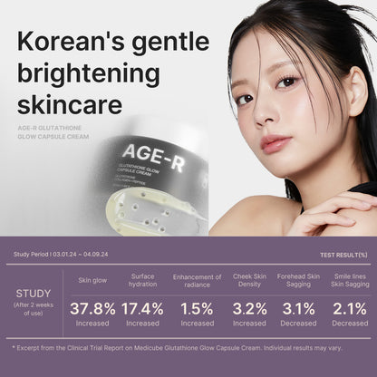 AGE-R Glutathione Glow Capsule Cream